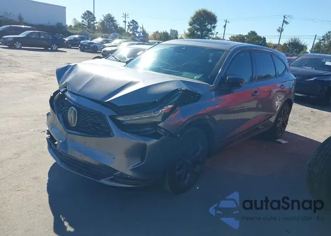 2022 Acura Mdx A-Spec Package z USA, uszkodzony, nr VIN 5J8YE1H07NL003967